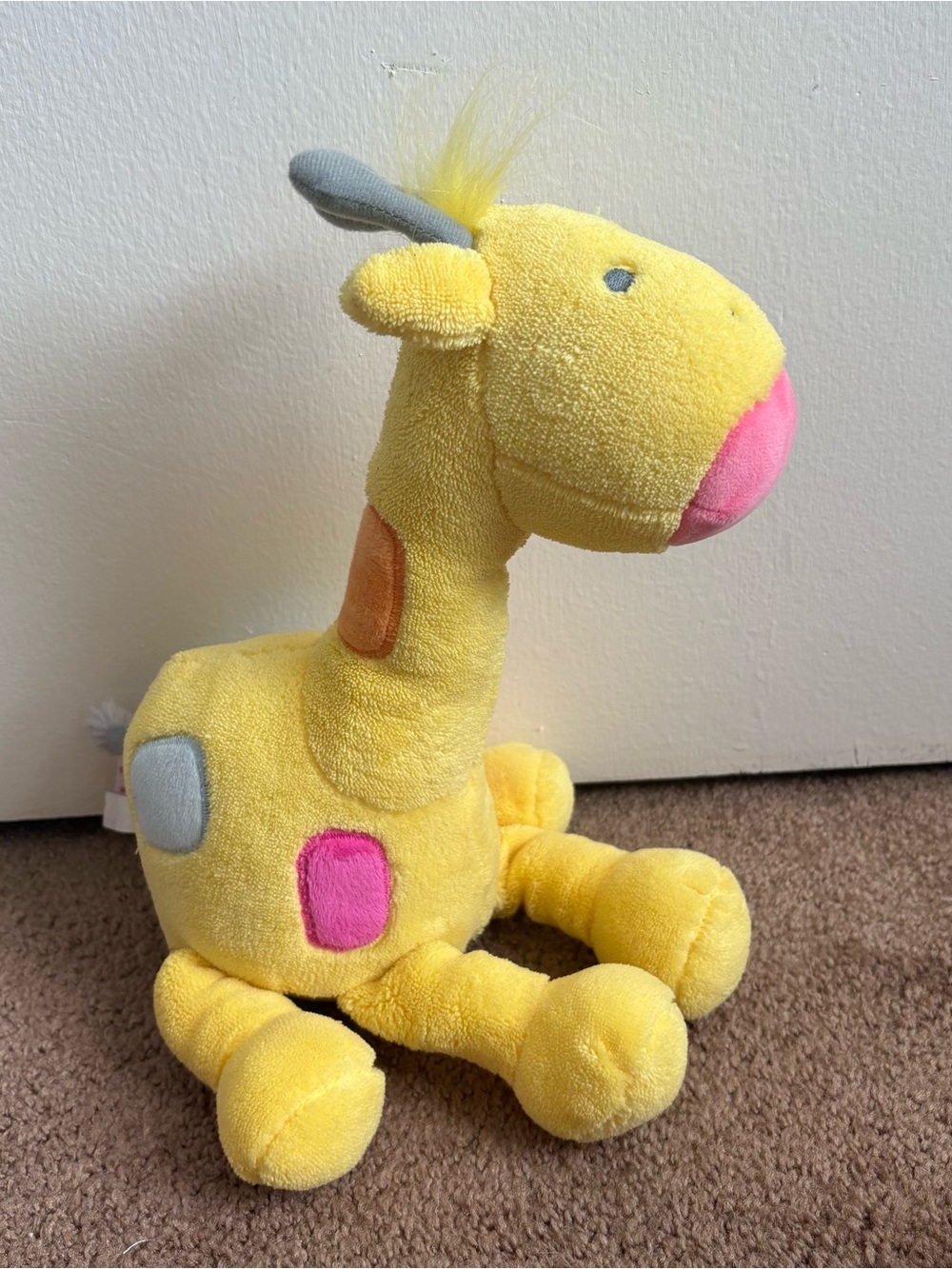 Nat & Jules Soft Yellow Giraffe Plush